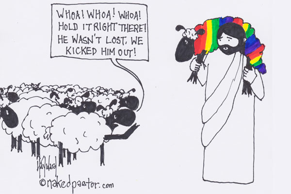 Welcoming LGBTQ+ People BECAUSE of Jesus, not IN SPITE of Jesus