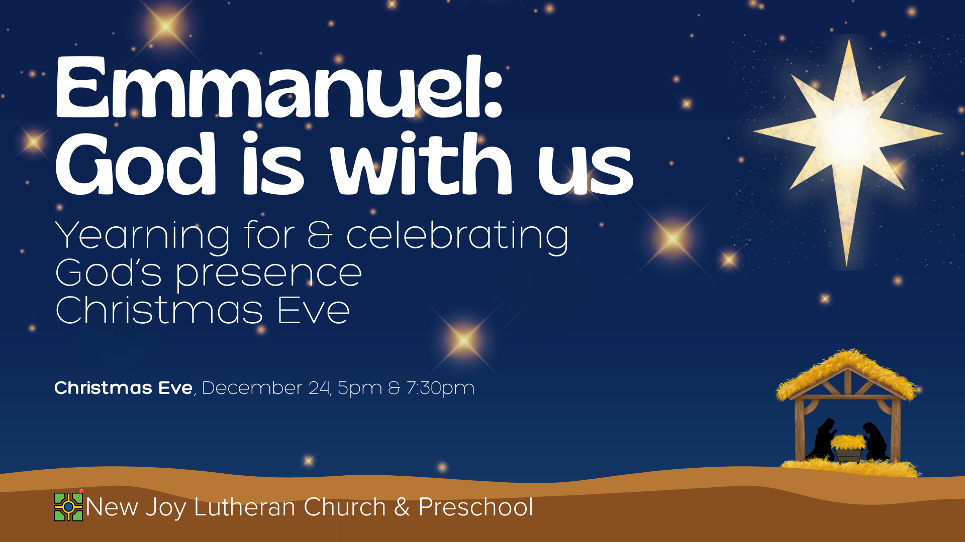 Christmas Eve 2025 - 2 services